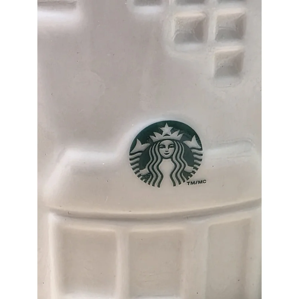 Starbucks Los Angeles 3D Black White Skyline Relief Coffee Tea Mug Cup 2012 NWOB